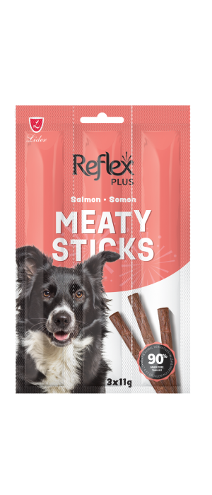 REFLEX PLUS 3'LÜ STİCK KÖPEK KUZU ETLİ